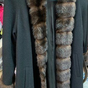 Faux-Suede-And-Fur Coat